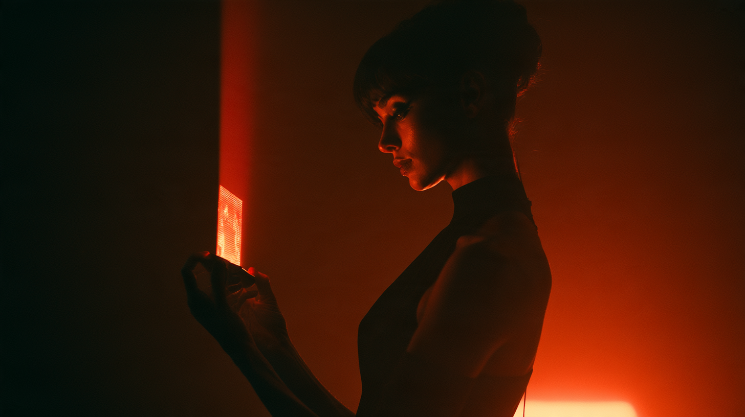 Compositor 示例作品：赛博朋克风格人像